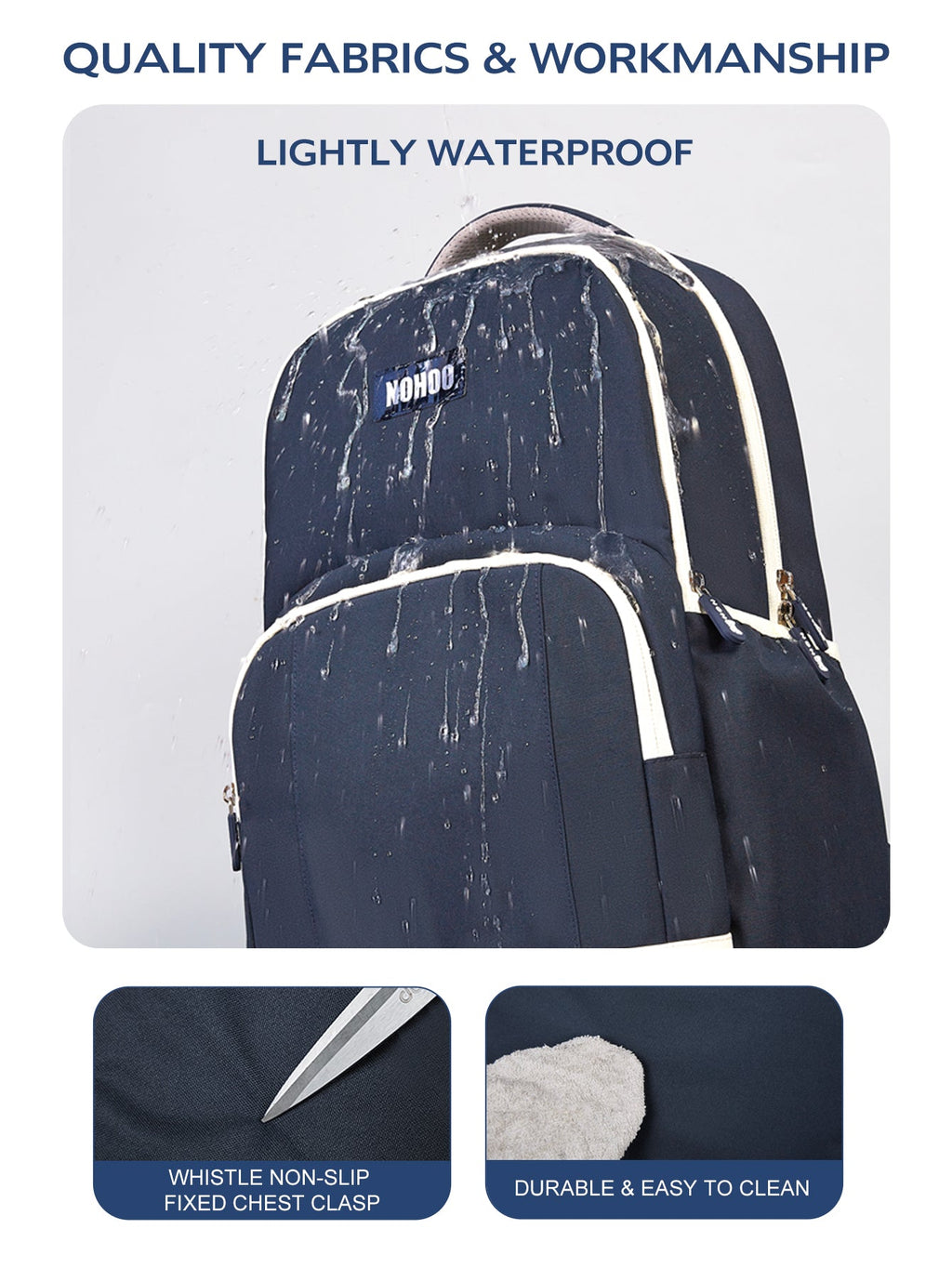 Nohoo Classic primary school backpack, photo 7