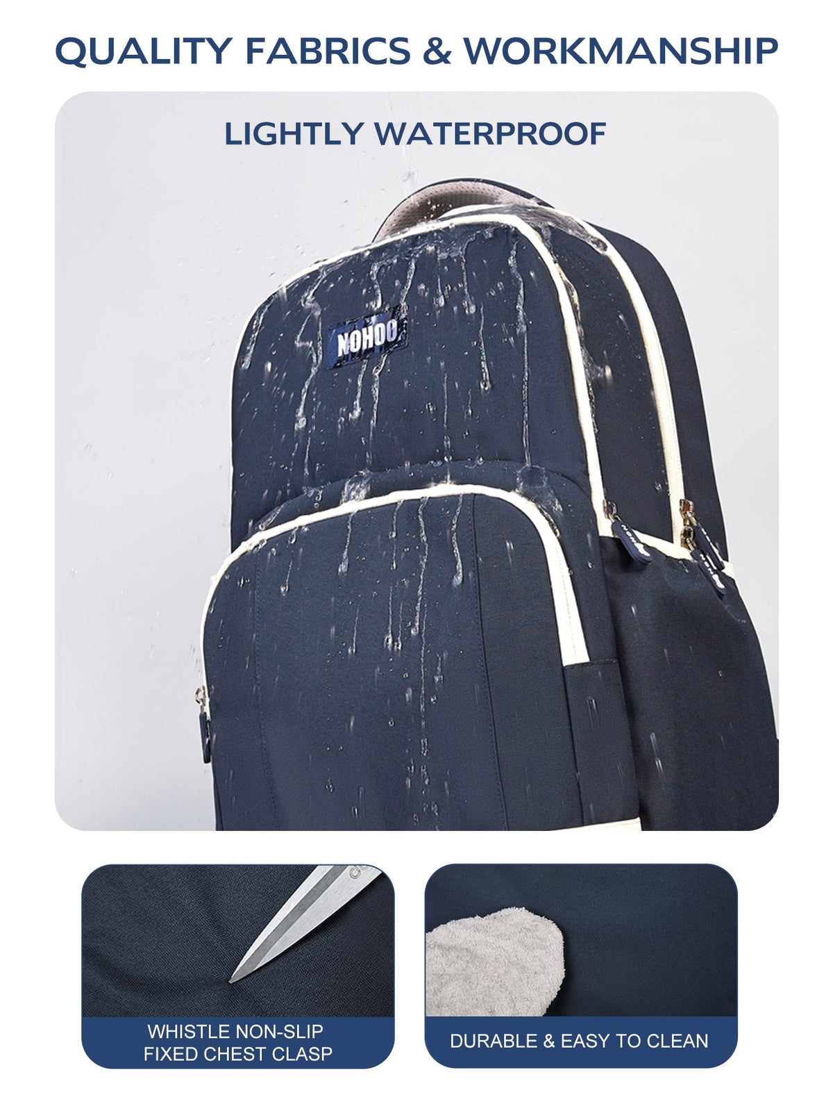 Nohoo Classic primary school backpack, photo 7