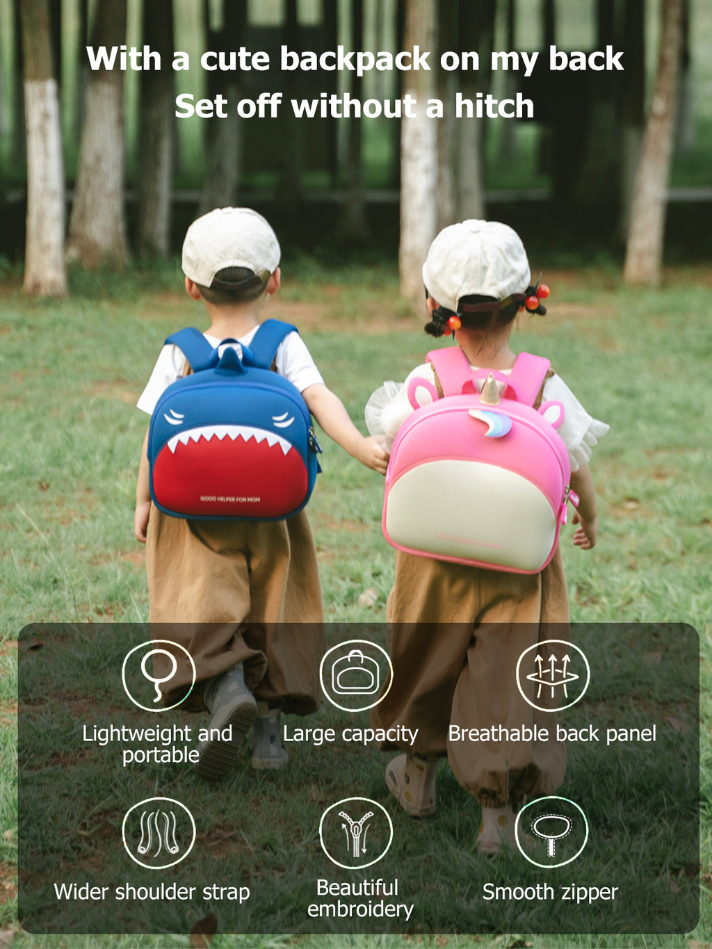 Nohoo Animals toddler backpack, photo 10