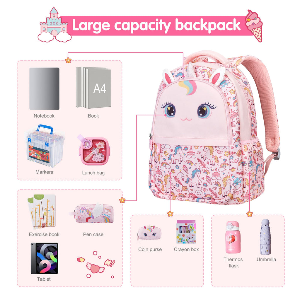 Nohoo Pattern Print primary school backpack, photo 11