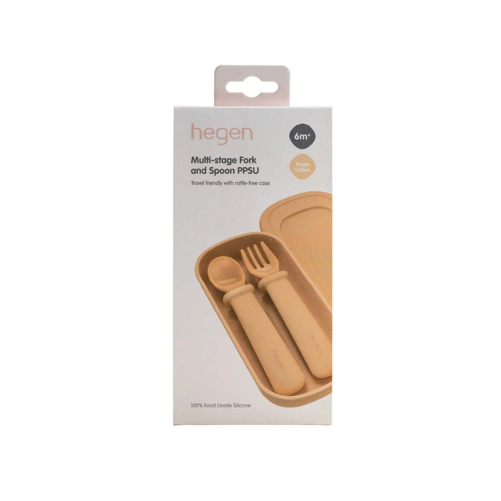 Hegen multi-stage fork and spoon with case in taupe, photo 3
