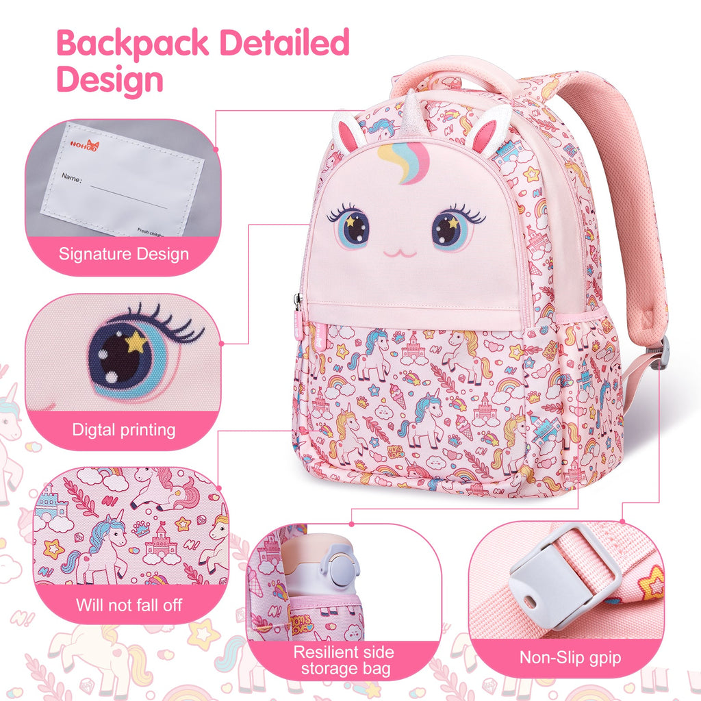 Nohoo Pattern Print primary school backpack, photo 12