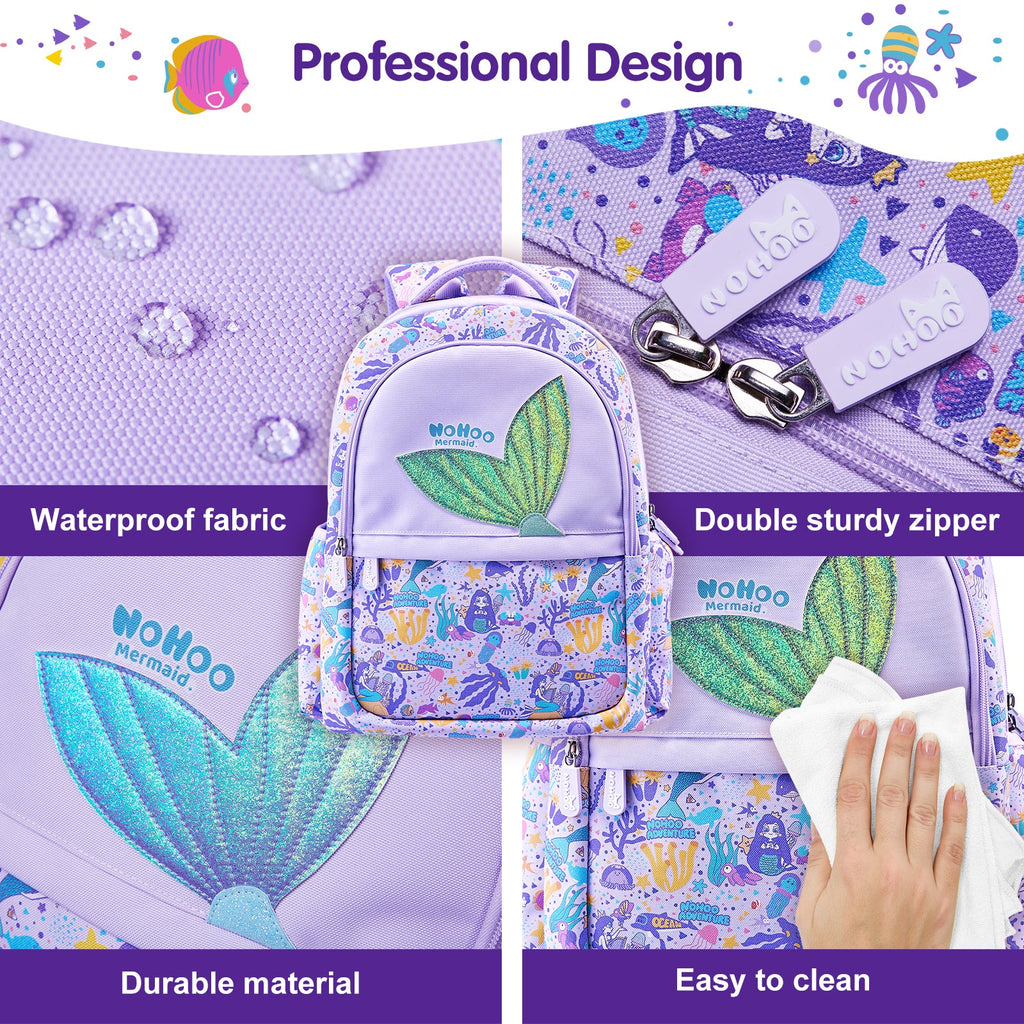 Nohoo Pattern Print primary school backpack, photo 4