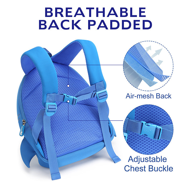 Nohoo Shark toddler backpack, photo 8