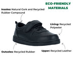 Light Treads Dash recycled leather kids school shoes, photo 3