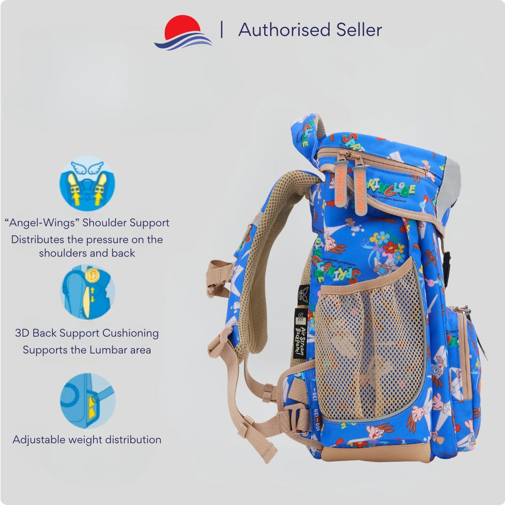 Seiban Springlobe school bag in Sax Scientist design, photo 2