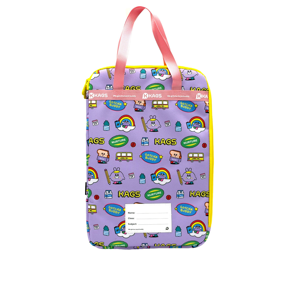 KAGS WHPH F4 homework tote bag in lavender