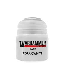 Citadel Base paint pot, Corax White, 12ml