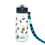 KAGS AquaRecharge 600ml Tritan water bottle, cartoon series, with crossbody strap, photo 26