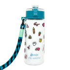 KAGS AquaRecharge 600ml Tritan water bottle, cartoon series, with crossbody strap, photo 8