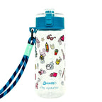 KAGS AquaRecharge 600ml Tritan water bottle, cartoon series, with crossbody strap, photo 10