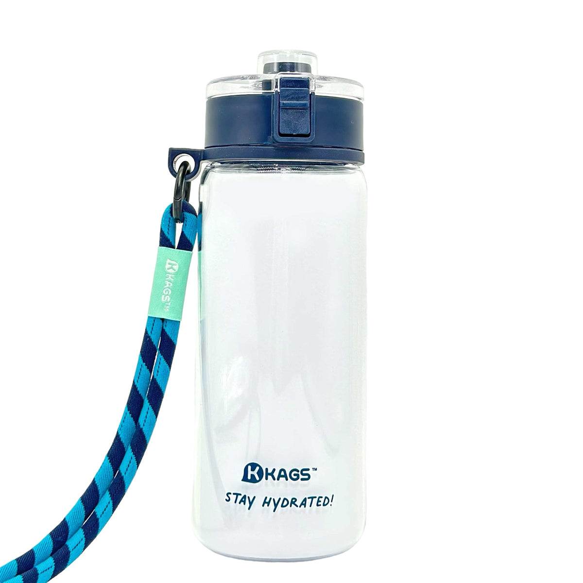 KAGS AquaRecharge 600ml Tritan water bottle, colour series, with crossbody strap, photo 2