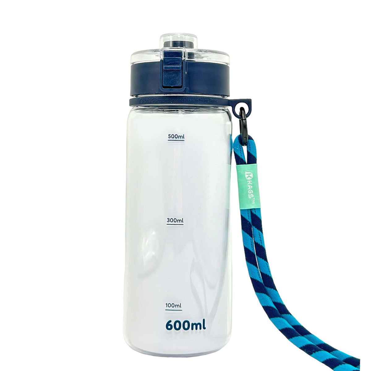 KAGS AquaRecharge 600ml Tritan water bottle, colour series, with crossbody strap, photo 30
