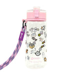 KAGS AquaRecharge 600ml Tritan water bottle, cartoon series, with crossbody strap, photo 25