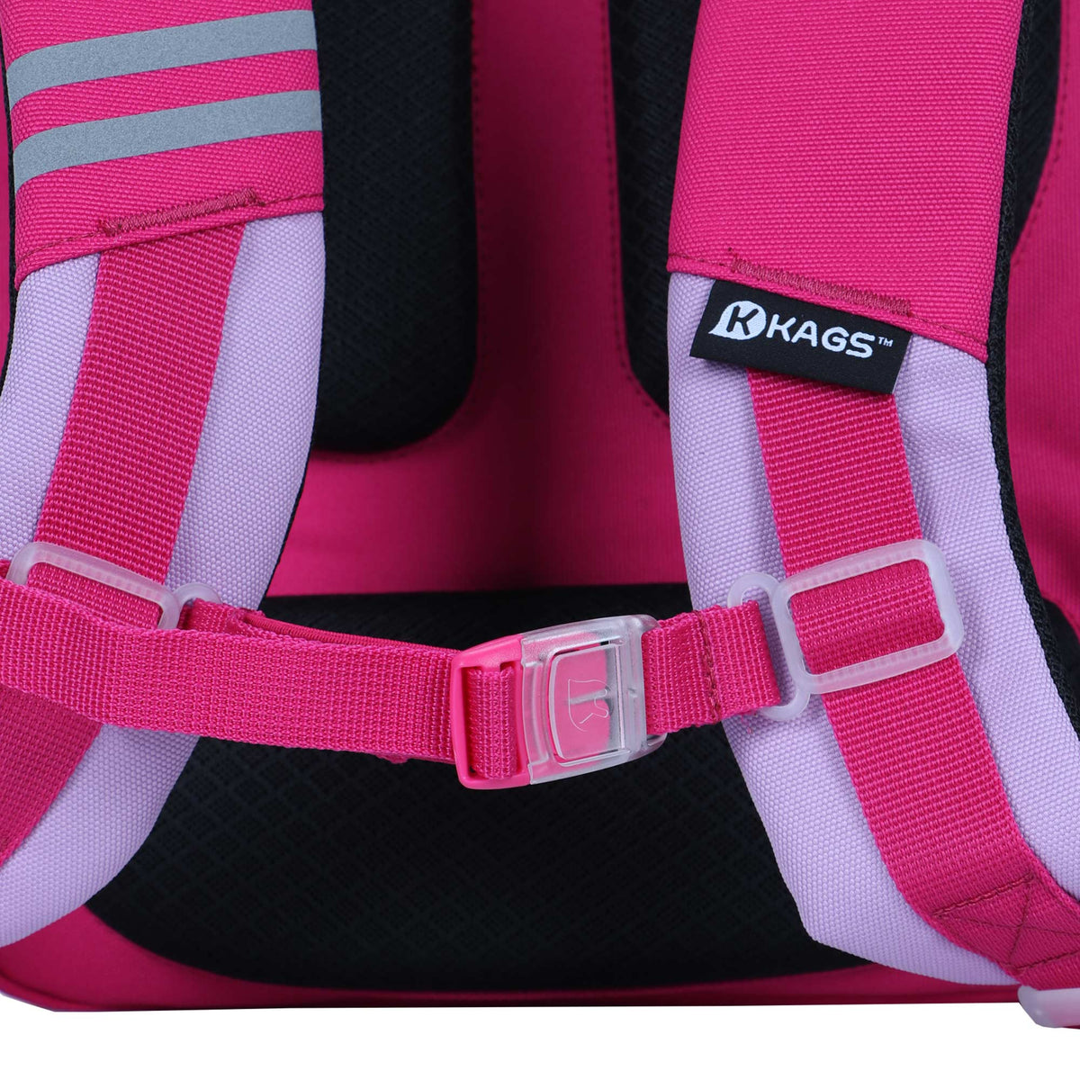KAGS Ashton 5 school backpack in magenta, photo 7