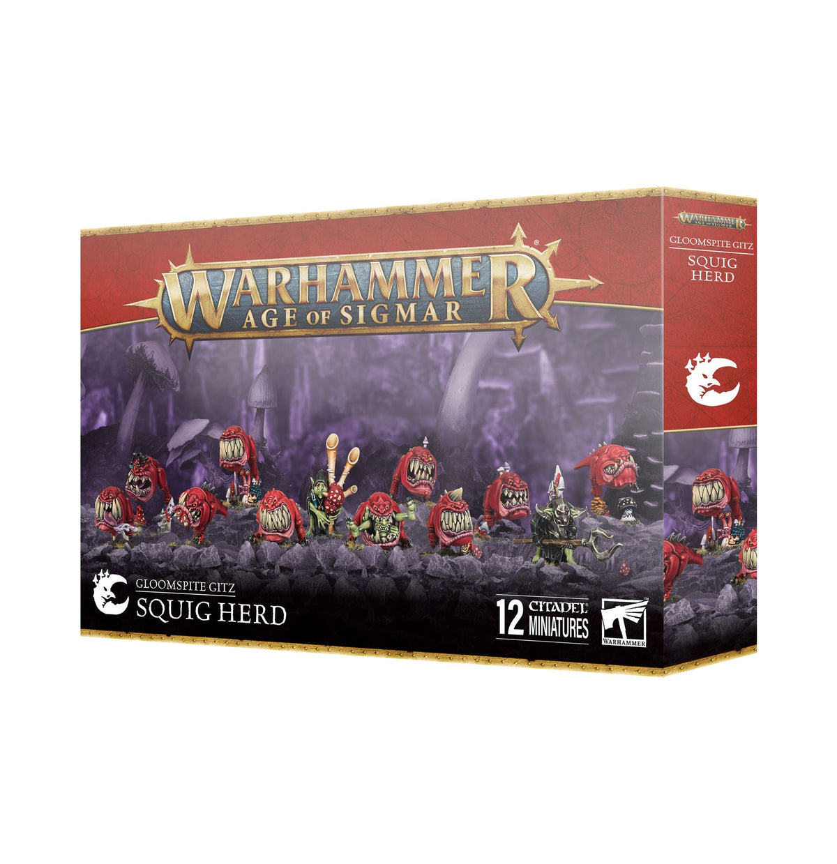 Warhammer Age of Sigmar Gloomspite Gitz Squig Herd miniatures