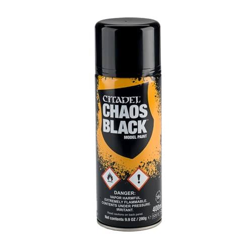 Citadel Chaos Black spray primer