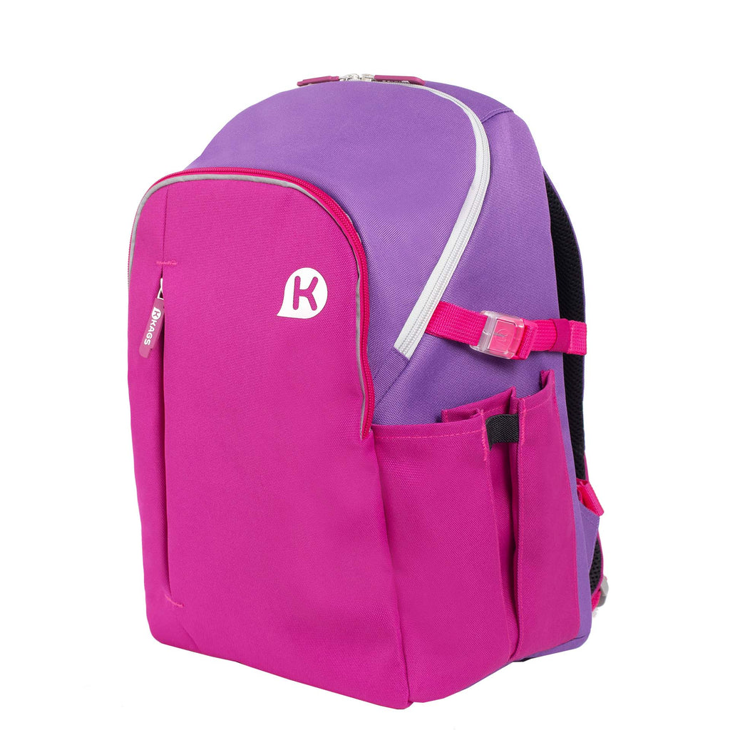KAGS Fergus school backpack in magenta, photo 2