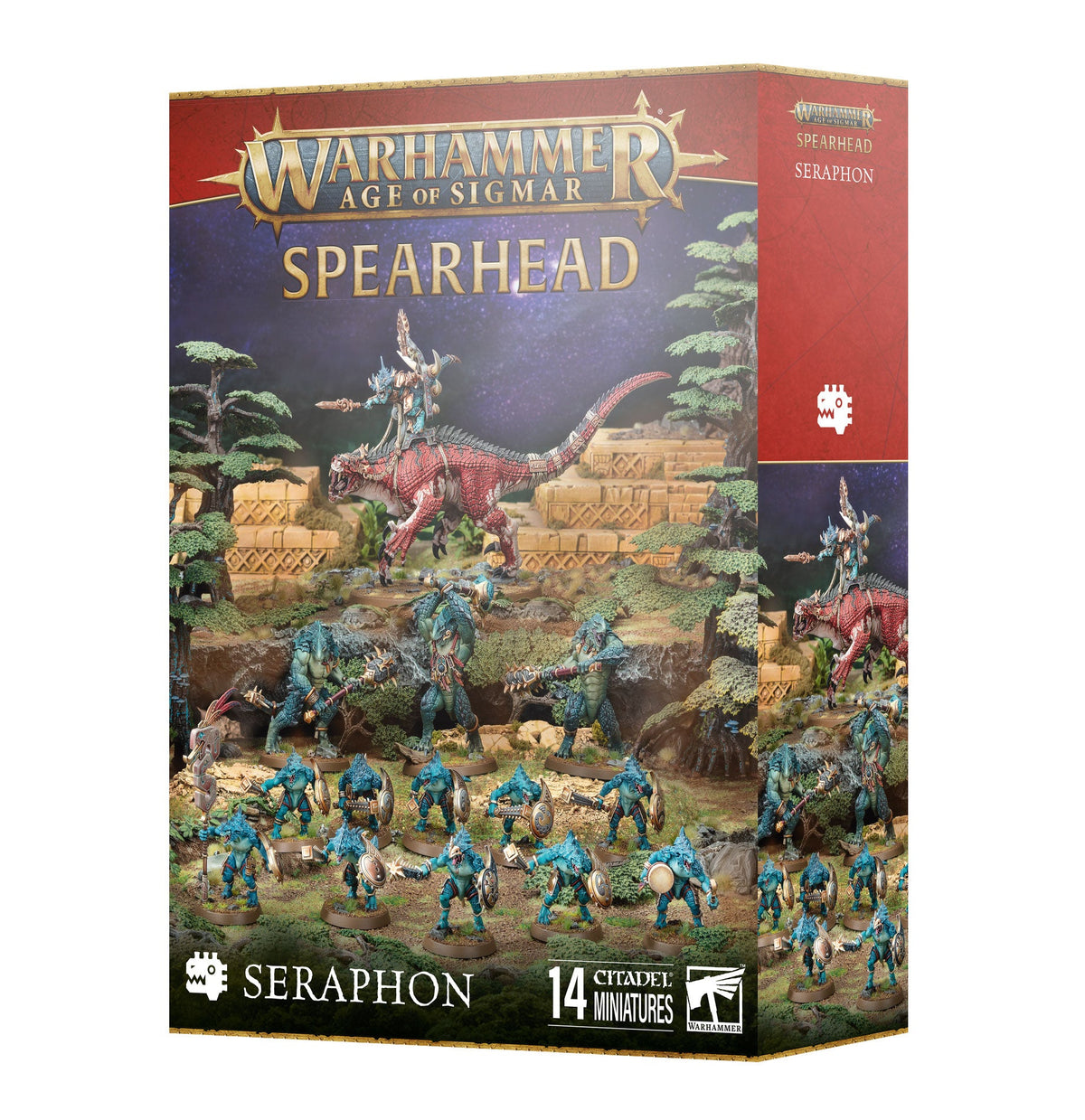 Warhammer Age of Sigmar Spearhead: Seraphon miniatures