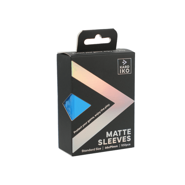 KARDIKO matte standard card sleeves in azure