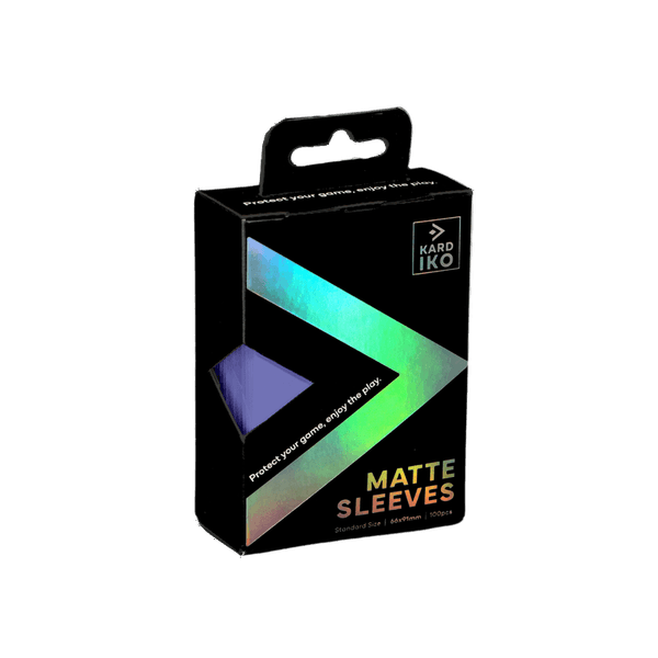 KARDIKO matte standard card sleeves in very peri