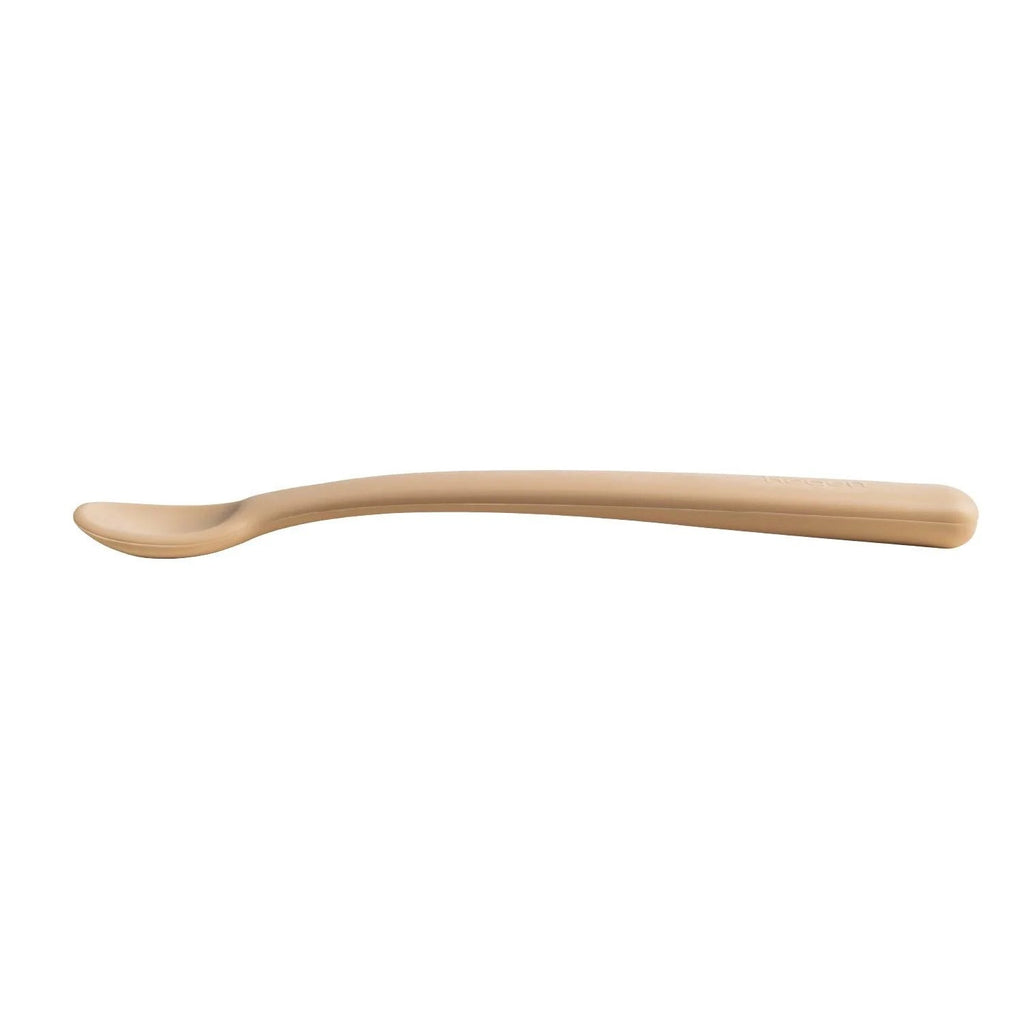 Two Hegen silicone infant spoons in taupe, photo 2