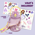 Disney Princess Sofia and Marvel Super Heroes 450ml Tritan water bottles, photo 12