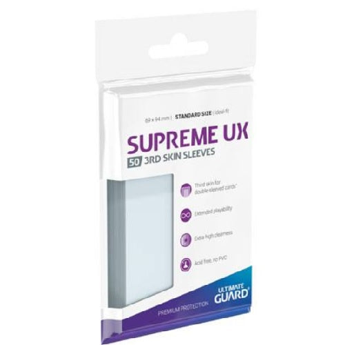 Ultimate Guard Supreme UX 3rd Skin transparent sleeves pack
