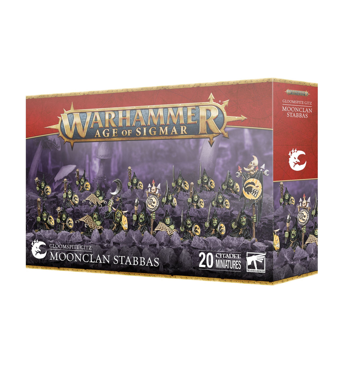 Warhammer Age of Sigmar Gloomspite Gitz Moonclan Stabbas miniatures