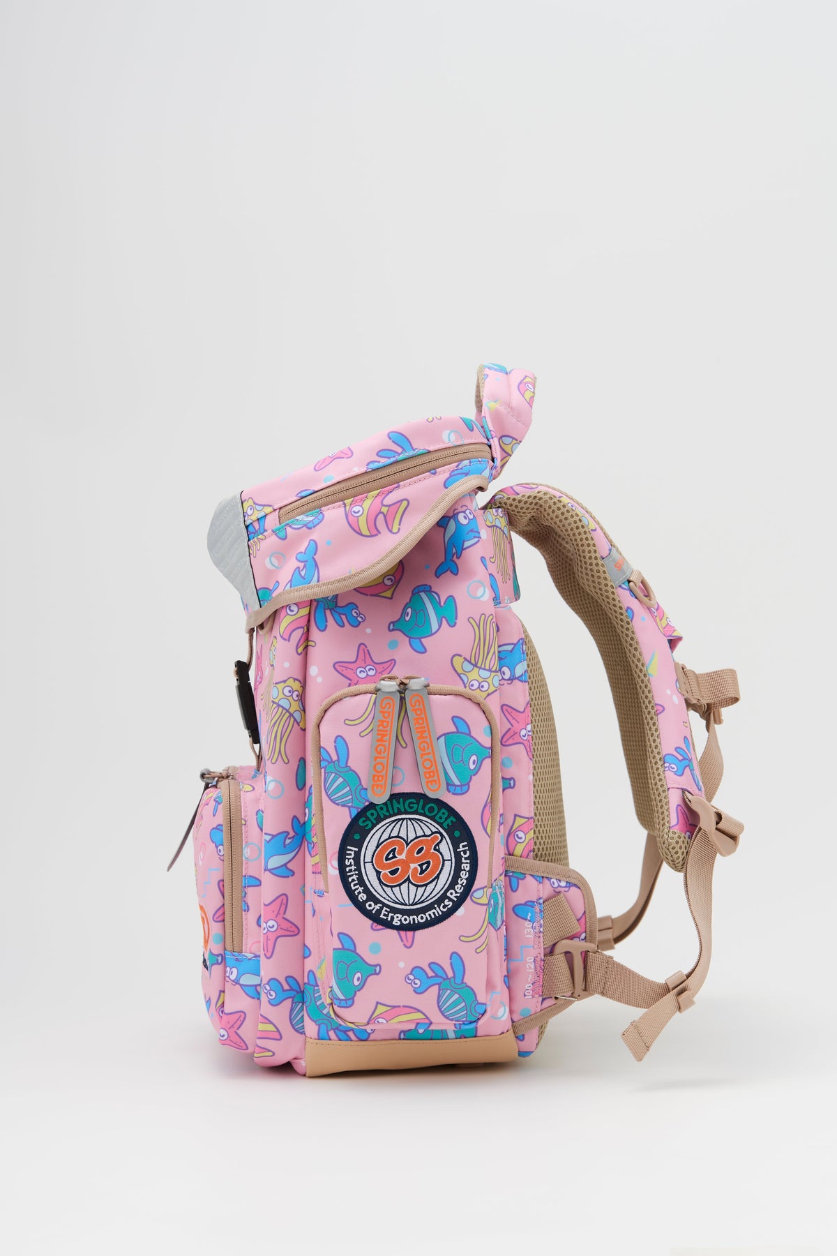 Seiban Springlobe school bag in Pink Marin design, photo 4
