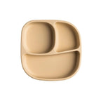 Hegen divided silicone suction plate in taupe