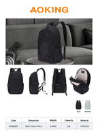 AOKING Anti-Theft Security Backpack 18L XN58662F, photo 9