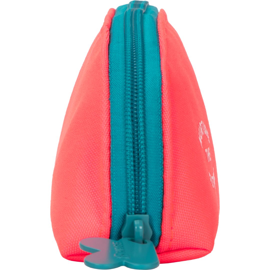 KAGS Izzy pouch pencil case in coral, photo 5