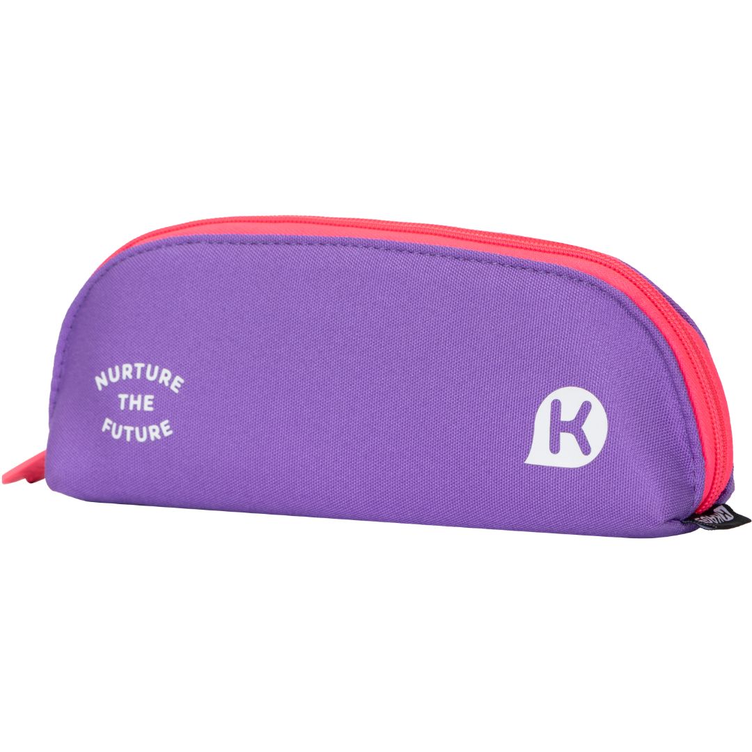 KAGS Izzy pouch pencil case in purple, photo 3