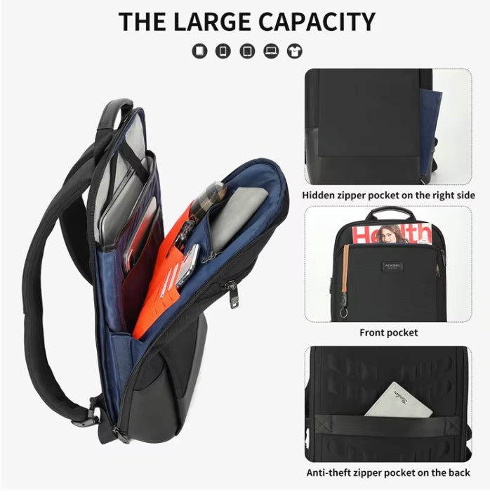 AOKING Laptop Backpack Black SN4804-W, photo 4
