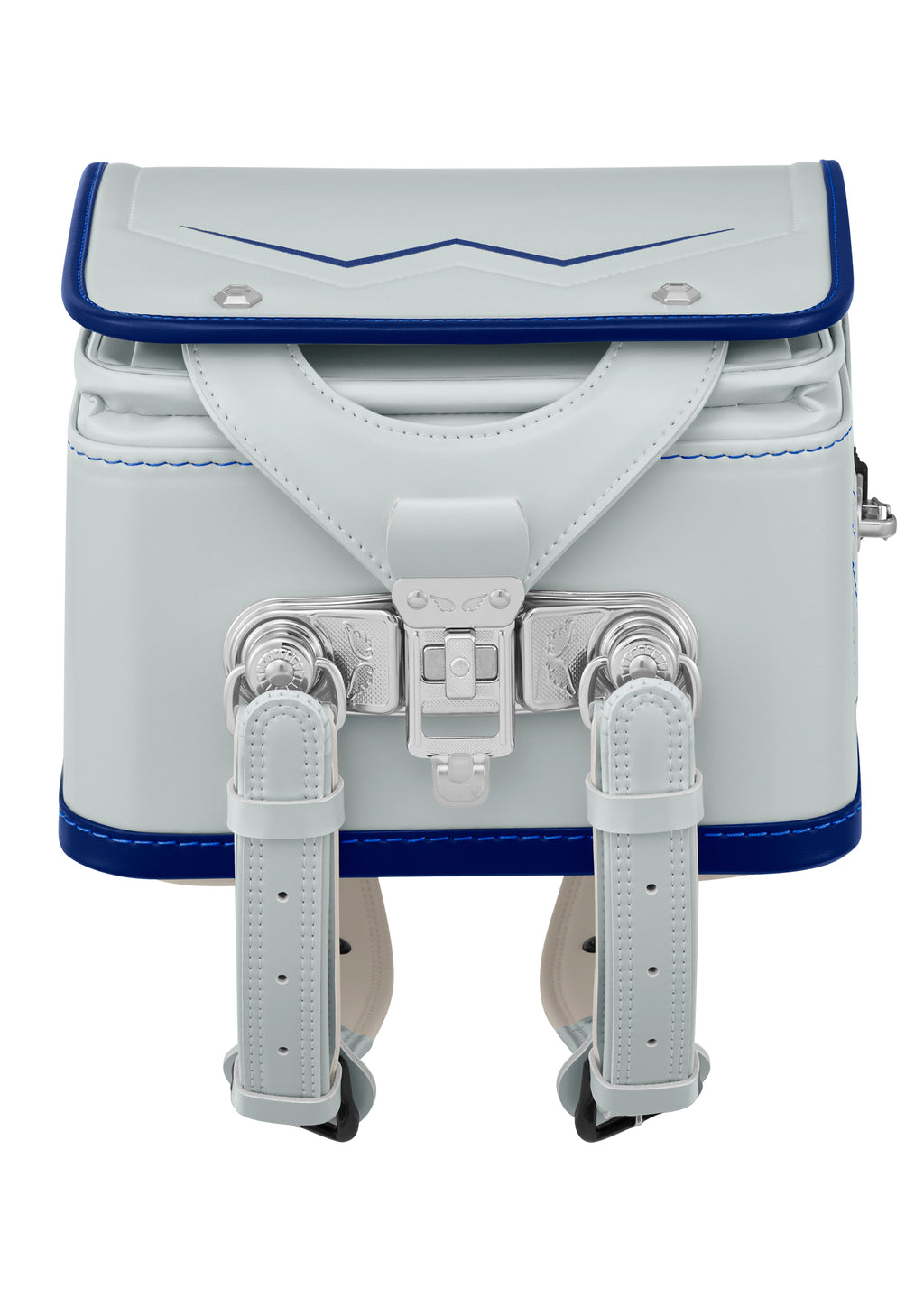 Seiban Sugo-Karu Air Randoseru in mannish gray x marine blue, photo 10