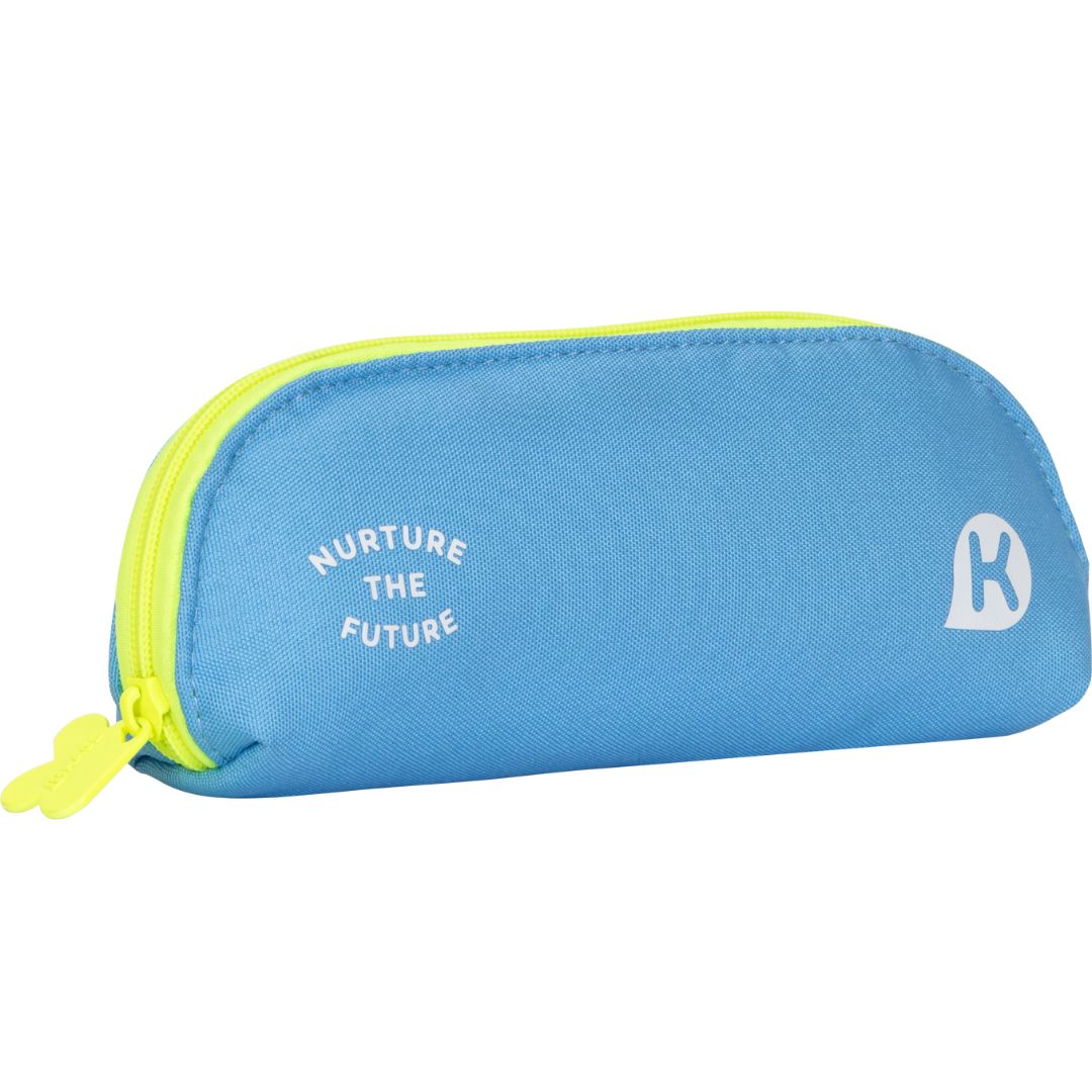 KAGS Izzy pouch pencil case in steel blue