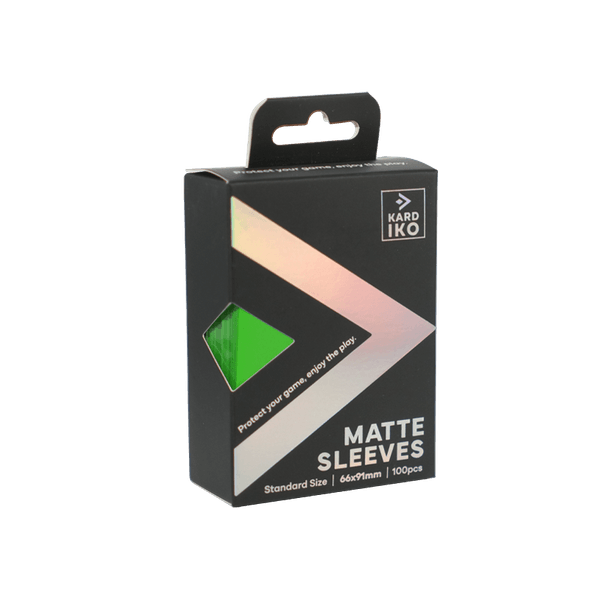 KARDIKO matte standard card sleeves in emerald