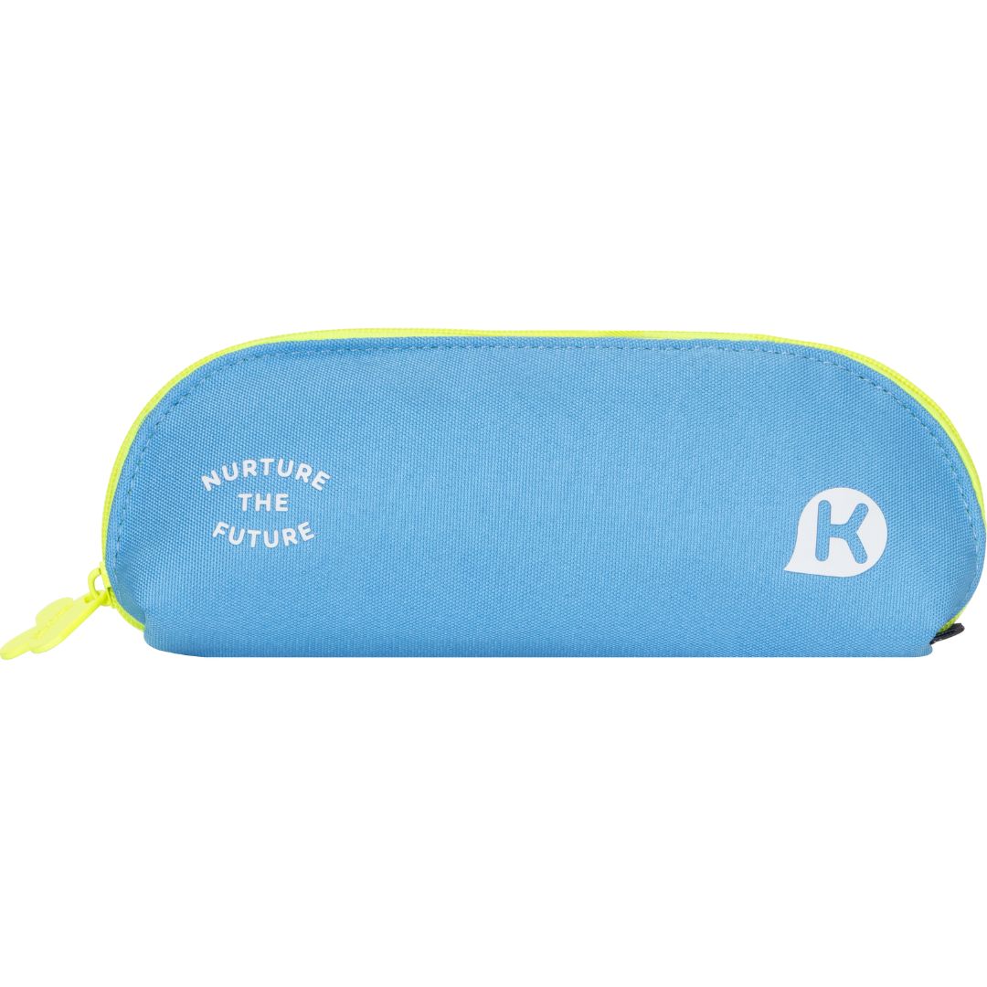 KAGS Izzy pouch pencil case in steel blue, photo 2