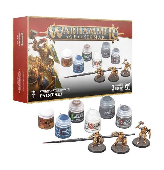 Warhammer Age of Sigmar Paints + Tools Set