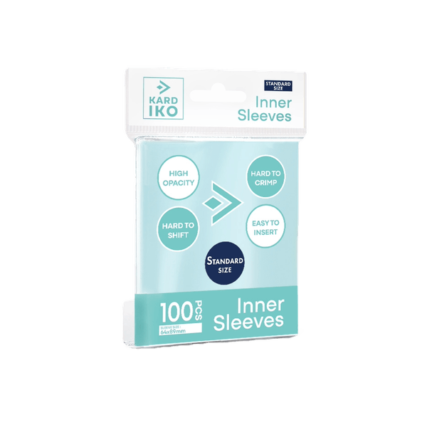 KARDIKO inner clear standard card sleeves pack
