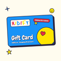Kidify gift card, usable online and in store