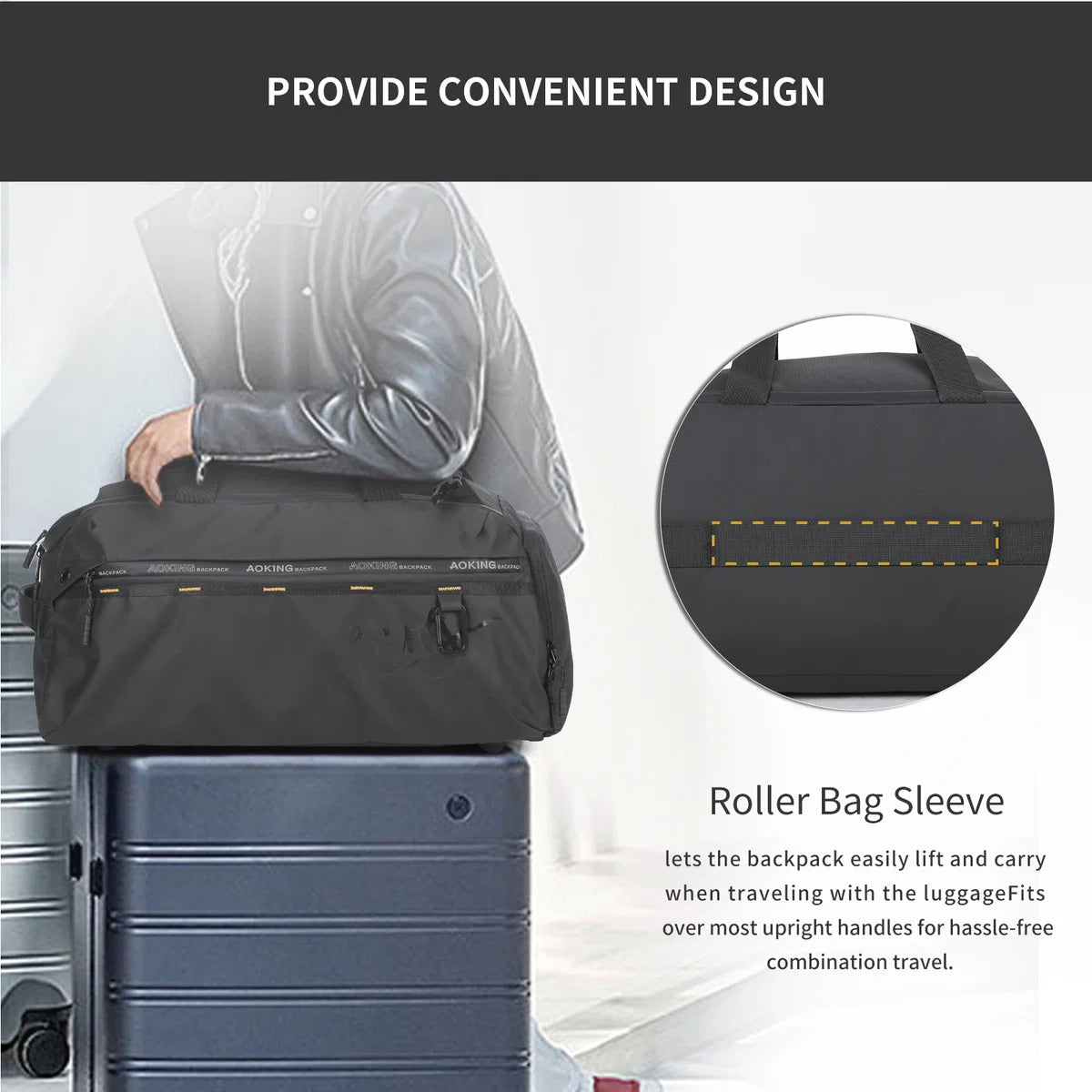 AOKING Large Capacity Travel Duffel Bag SW4071, photo 7