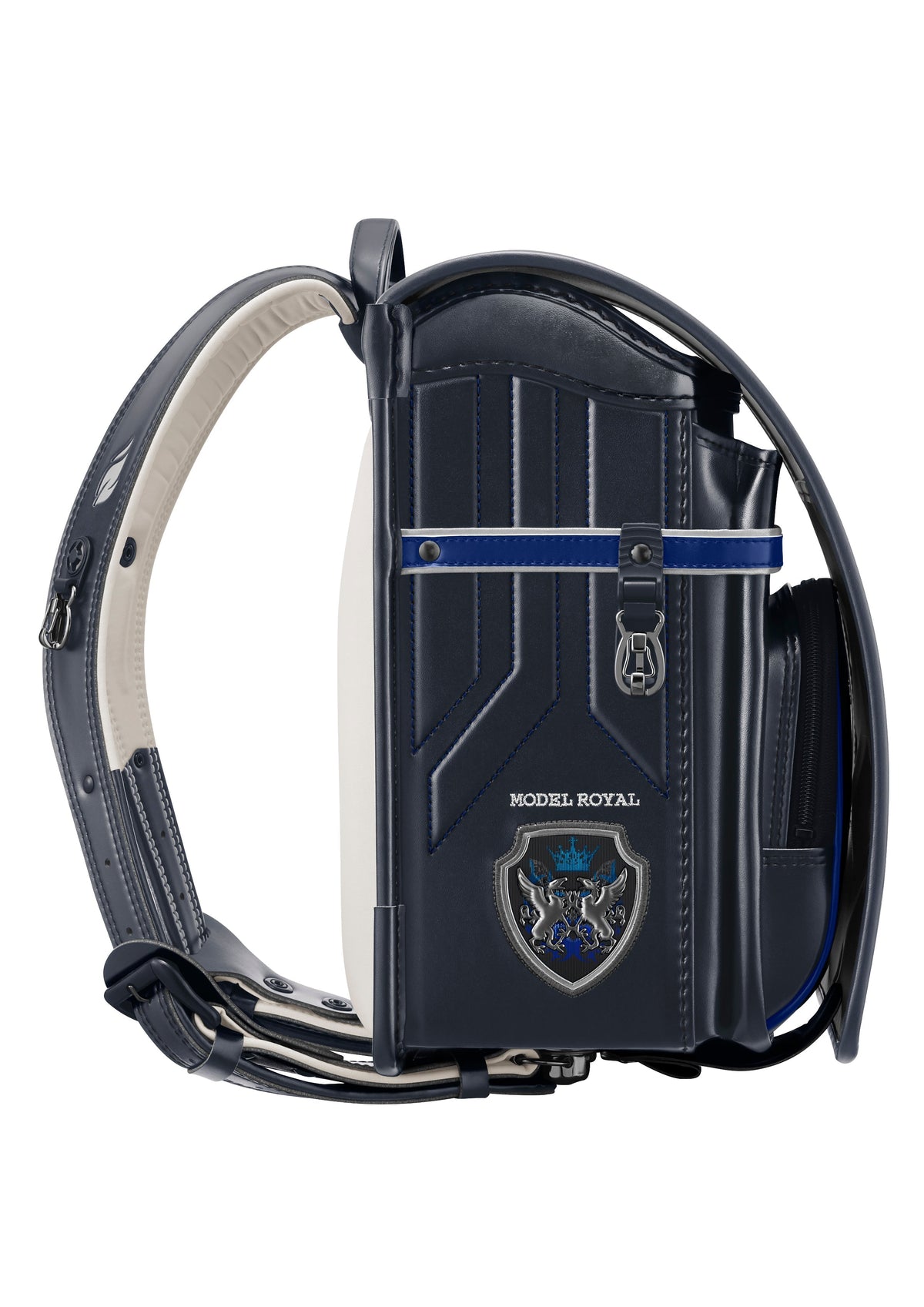 Seiban Royal Dragoon Randoseru in navy x marine blue, photo 4