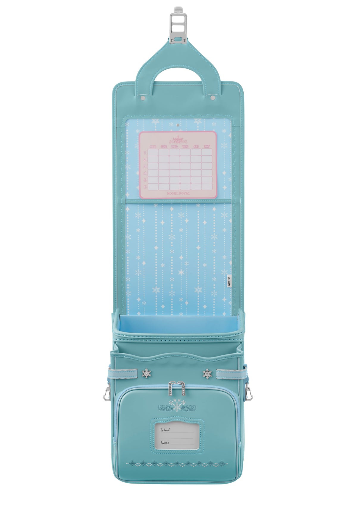 Seiban Royal Crystal Randoseru in mermaid green x sherbet mint, photo 5