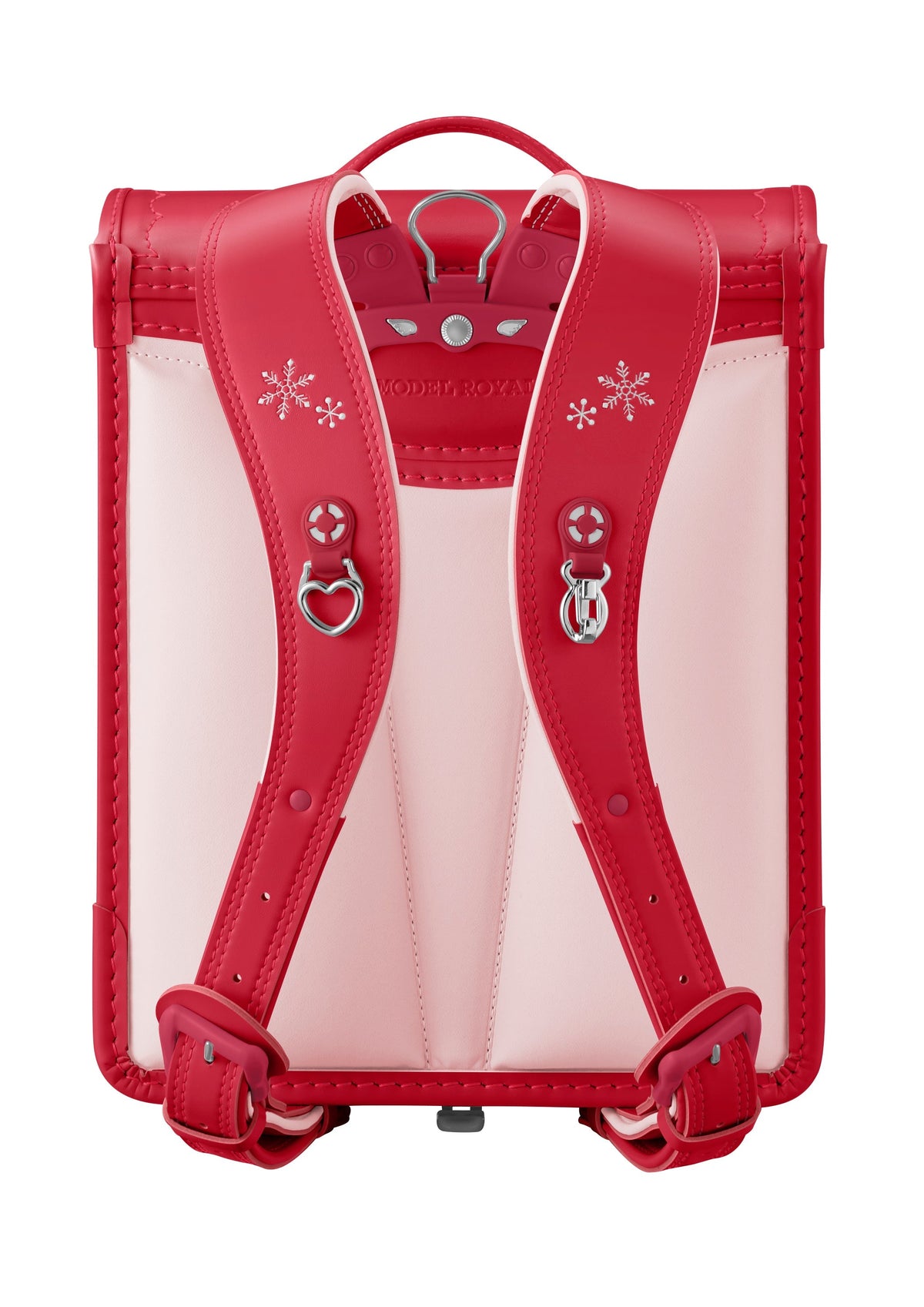 Seiban Royal Crystal Randoseru in vivid pink x baby pink, photo 2