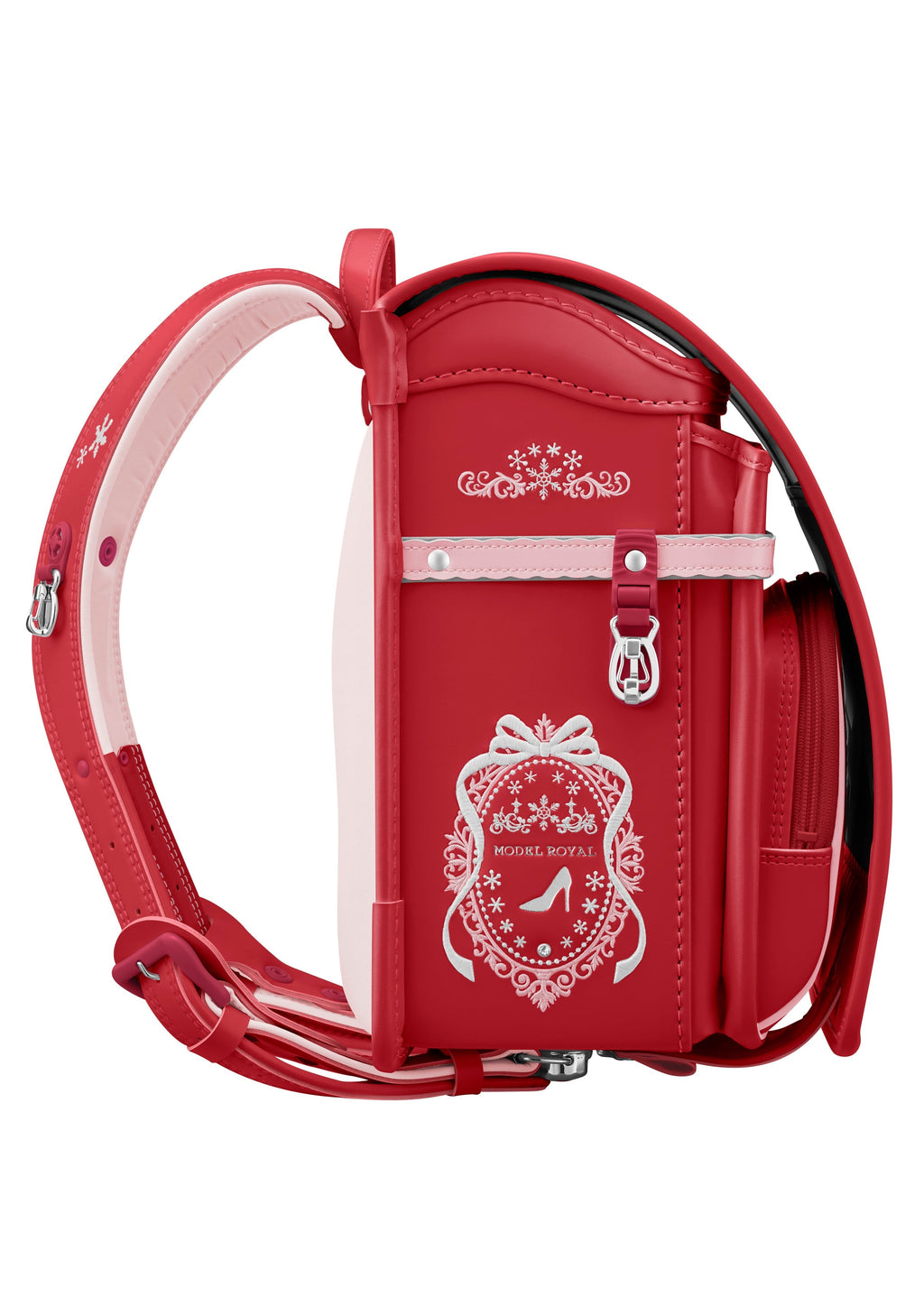 Seiban Royal Crystal Randoseru in vivid pink x baby pink, photo 6