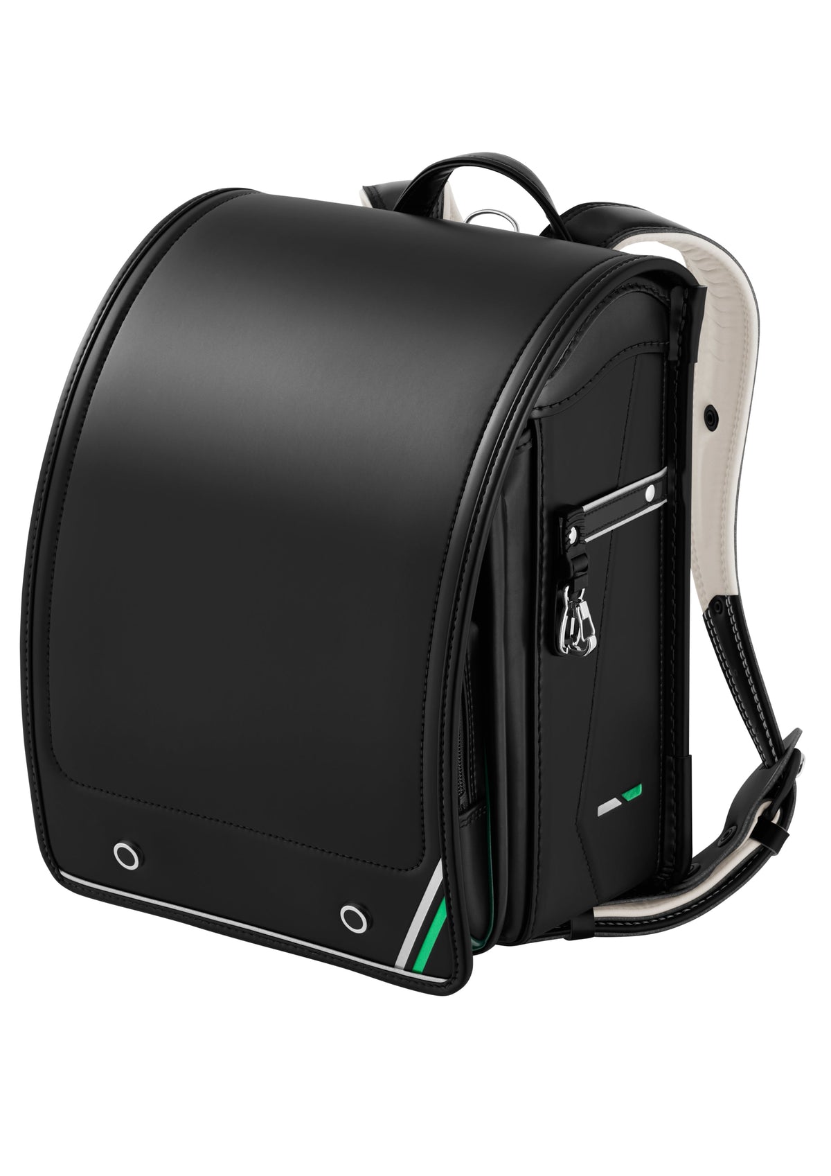 Seiban Royal Urban Randoseru in black x forest green