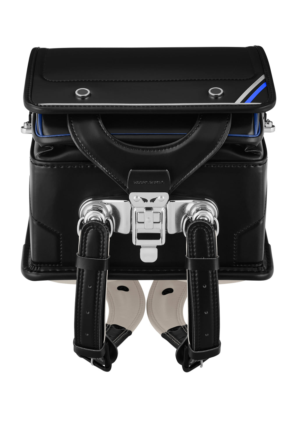 Seiban Royal Urban Randoseru in black x marine blue, photo 3