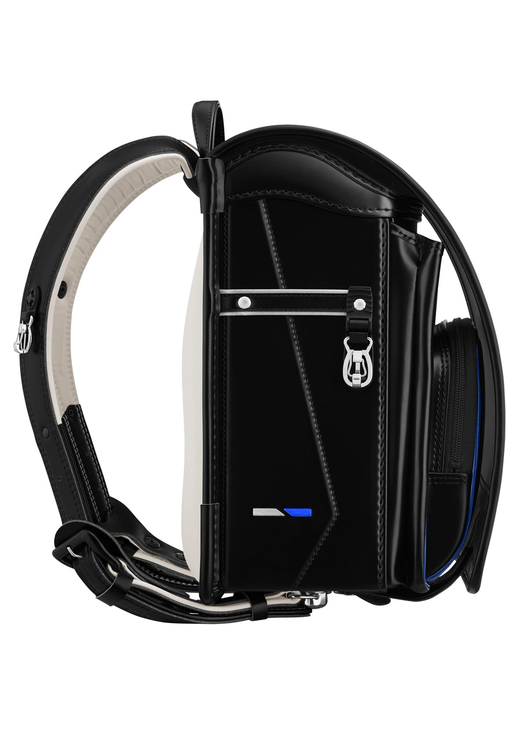 Seiban Royal Urban Randoseru in black x marine blue, photo 8
